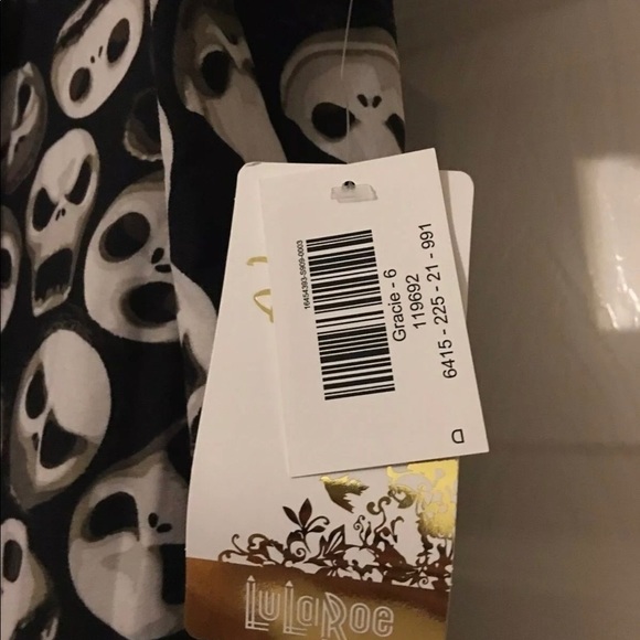 NWT Lularoe NBC Jack Skellington Gracie / Leggings - Picture 3 of 6